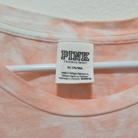 PINK Victoria's Secret Pink and Orange Womans Tee - Picture 3 of 4